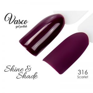 Vernis hybride. VASCO Shine & Shade 6 ml – 316 Scarlet
